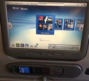 In flight entertainment, ice.